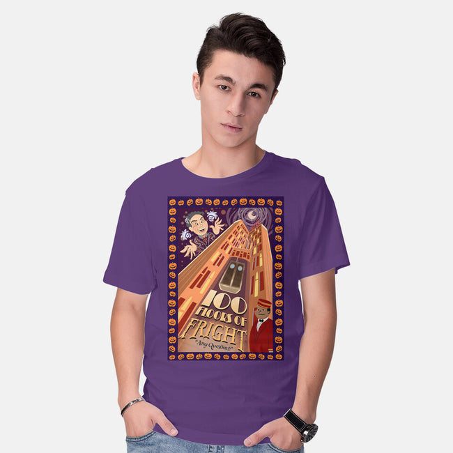 100 Floors Of Fright-Mens-Basic-Tee-DrawnByBryan