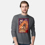 100 Floors Of Fright-Mens-Long Sleeved-Tee-DrawnByBryan