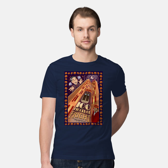 100 Floors Of Fright-Mens-Premium-Tee-DrawnByBryan