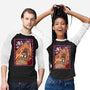 100 Floors Of Fright-Unisex-Baseball-Tee-DrawnByBryan