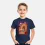 100 Floors Of Fright-Youth-Basic-Tee-DrawnByBryan