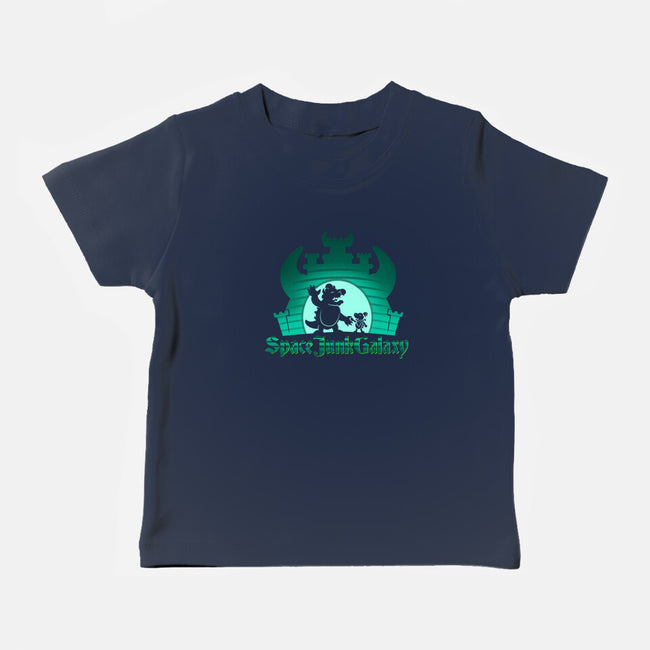 Space Junk Galaxy-Baby-Basic-Tee-DrawnByBryan