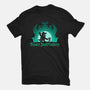 Space Junk Galaxy-Womens-Fitted-Tee-DrawnByBryan