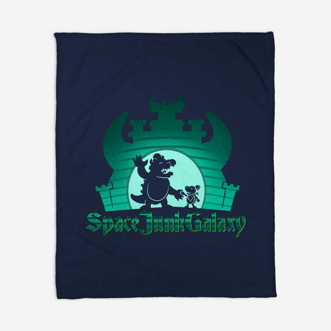 Space Junk Galaxy-None-Fleece-Blanket-DrawnByBryan