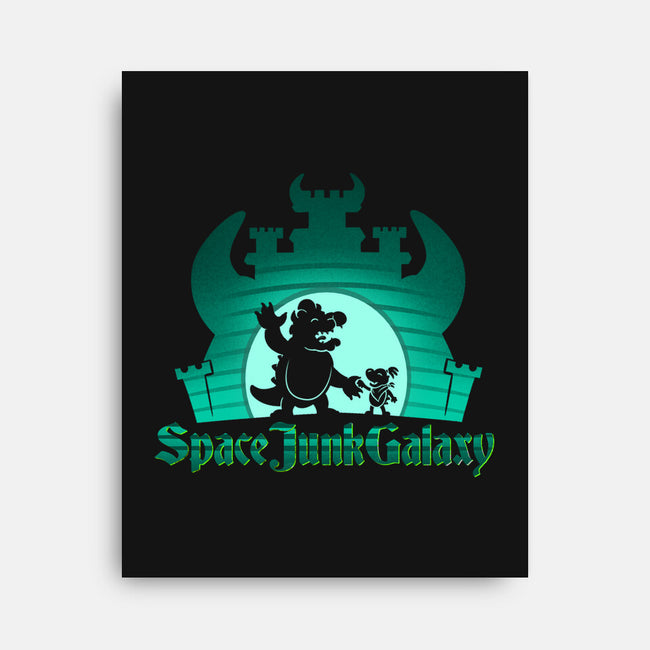 Space Junk Galaxy-None-Stretched-Canvas-DrawnByBryan