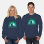 Space Junk Galaxy-Unisex-Crew Neck-Sweatshirt-DrawnByBryan