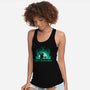 Space Junk Galaxy-Womens-Racerback-Tank-DrawnByBryan