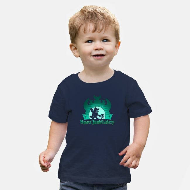 Space Junk Galaxy-Baby-Basic-Tee-DrawnByBryan