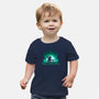 Space Junk Galaxy-Baby-Basic-Tee-DrawnByBryan