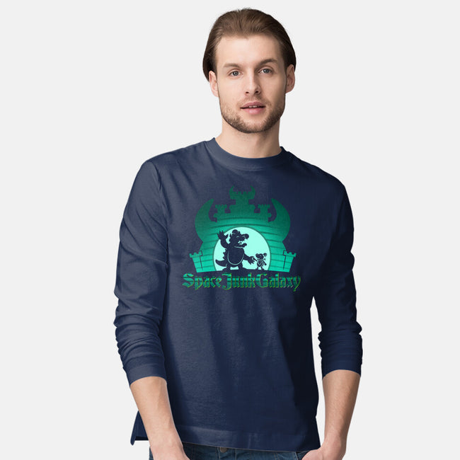 Space Junk Galaxy-Mens-Long Sleeved-Tee-DrawnByBryan