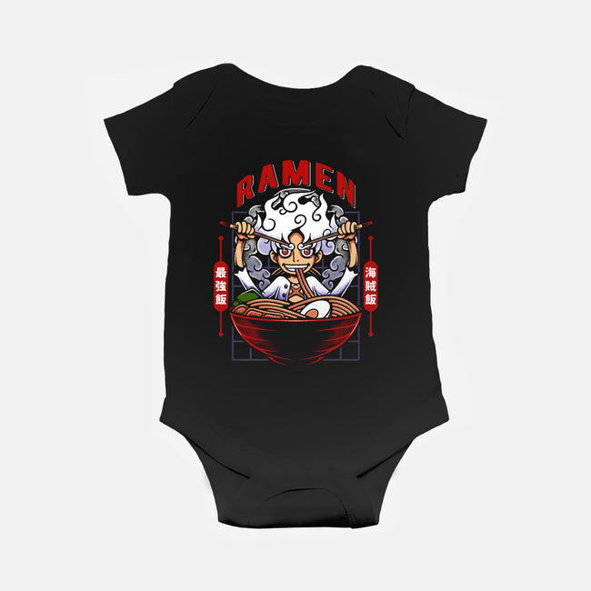 The Awakening Of Sun God Ramen-Baby-Basic-Onesie-Alundrart