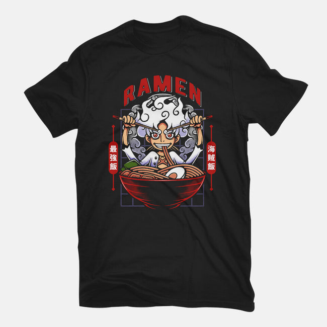 The Awakening Of Sun God Ramen-Unisex-Basic-Tee-Alundrart