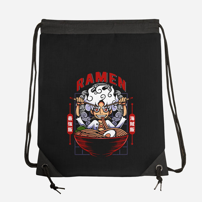 The Awakening Of Sun God Ramen-None-Drawstring-Bag-Alundrart