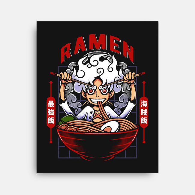 The Awakening Of Sun God Ramen-None-Stretched-Canvas-Alundrart