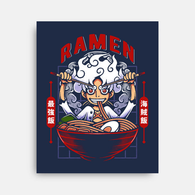 The Awakening Of Sun God Ramen-None-Stretched-Canvas-Alundrart