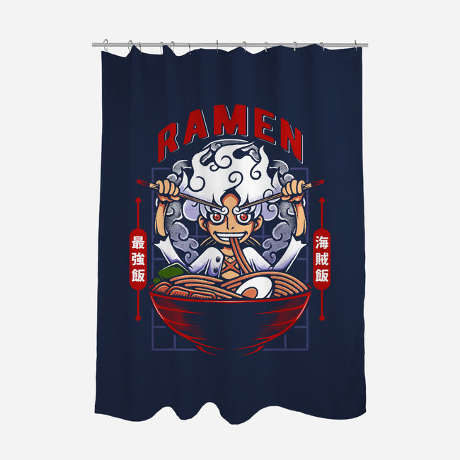 The Awakening Of Sun God Ramen-None-Polyester-Shower Curtain-Alundrart