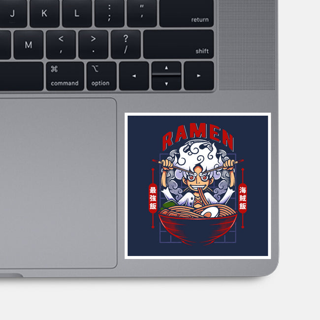 The Awakening Of Sun God Ramen-None-Glossy-Sticker-Alundrart
