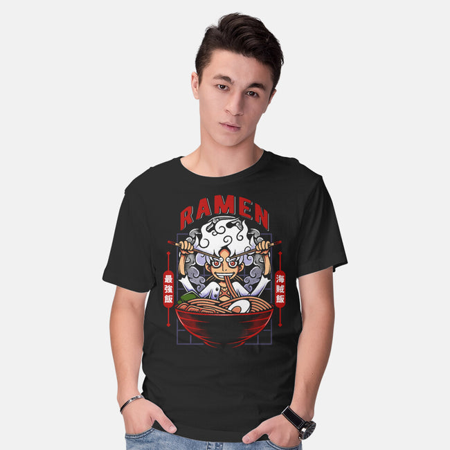The Awakening Of Sun God Ramen-Mens-Basic-Tee-Alundrart