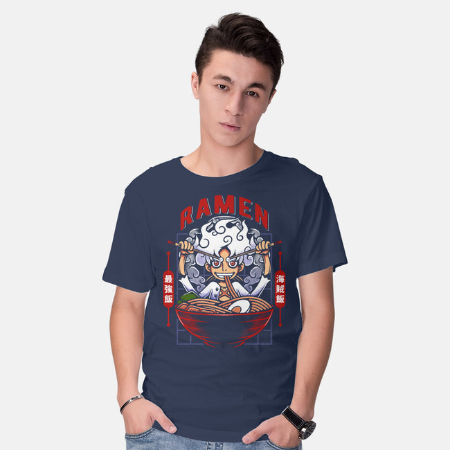 The Awakening Of Sun God Ramen-Mens-Basic-Tee-Alundrart