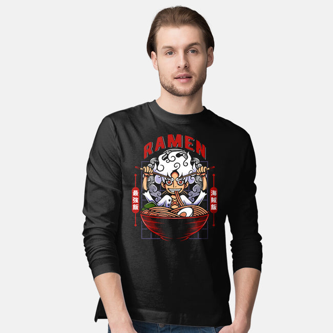 The Awakening Of Sun God Ramen-Mens-Long Sleeved-Tee-Alundrart