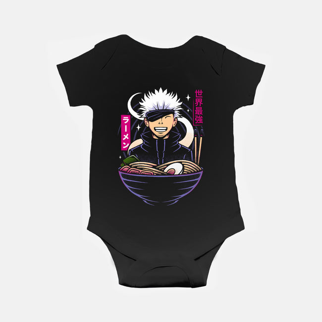 The Strongest Sorcerer Ramen-Baby-Basic-Onesie-Alundrart