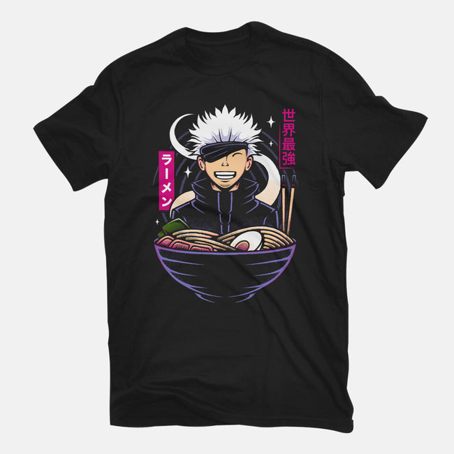 The Strongest Sorcerer Ramen-Womens-Basic-Tee-Alundrart