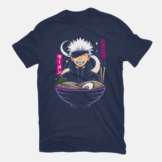 The Strongest Sorcerer Ramen-Womens-Basic-Tee-Alundrart
