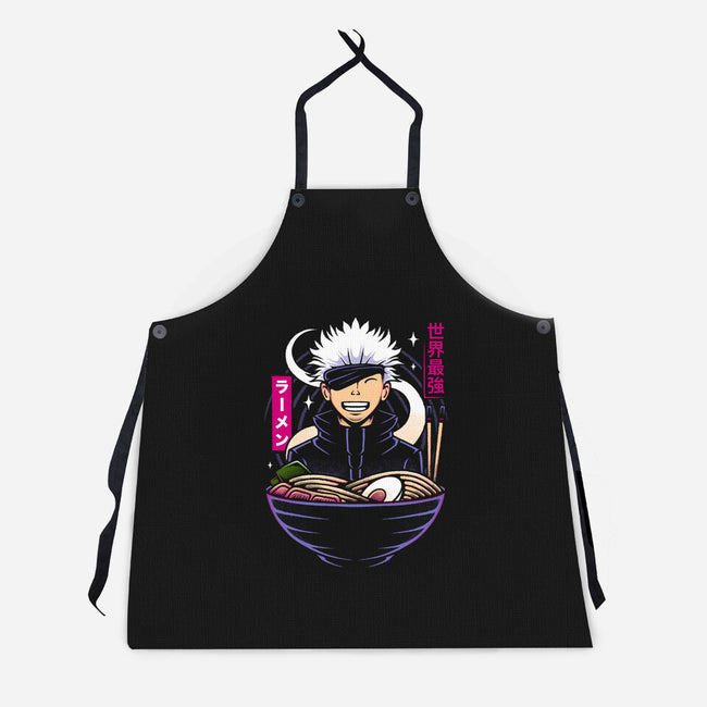 The Strongest Sorcerer Ramen-Unisex-Kitchen-Apron-Alundrart