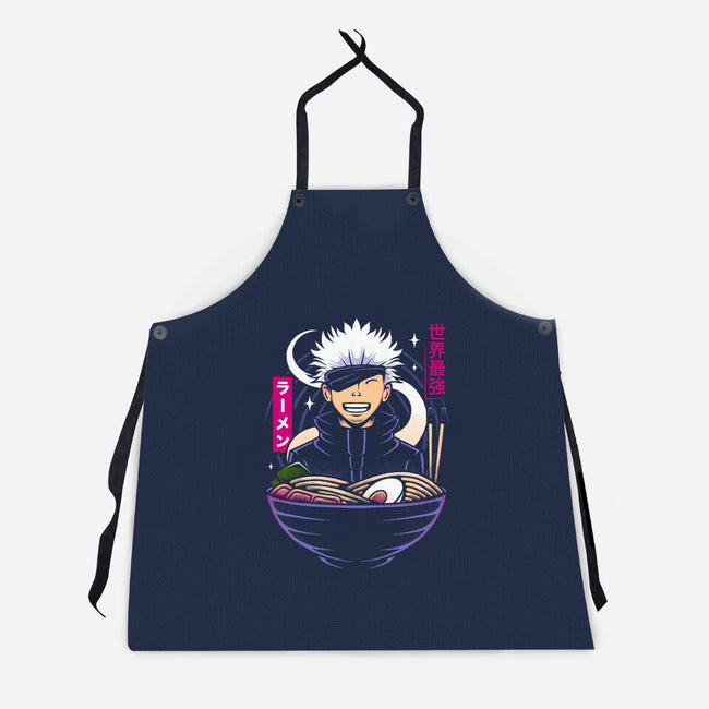 The Strongest Sorcerer Ramen-Unisex-Kitchen-Apron-Alundrart