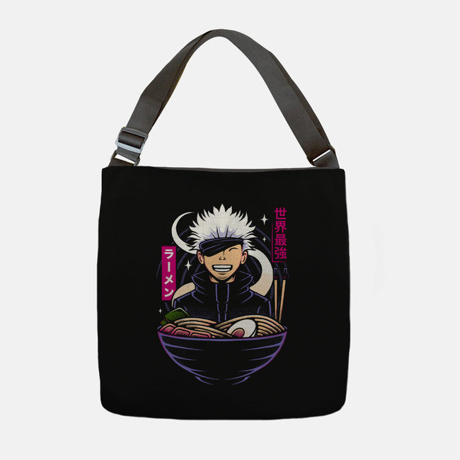 The Strongest Sorcerer Ramen-None-Adjustable Tote-Bag-Alundrart
