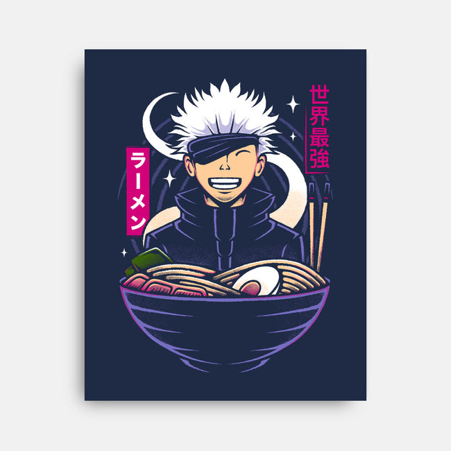 The Strongest Sorcerer Ramen-None-Stretched-Canvas-Alundrart