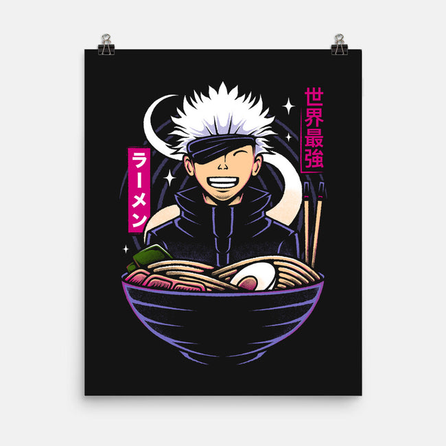 The Strongest Sorcerer Ramen-None-Matte-Poster-Alundrart