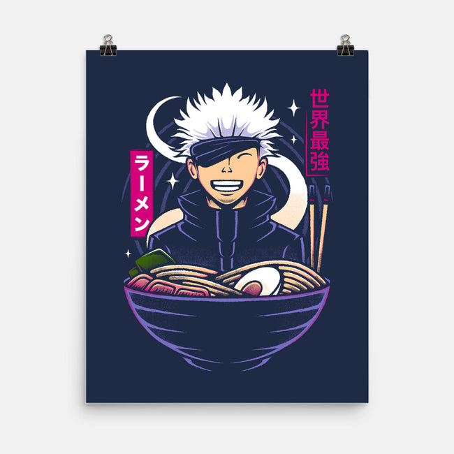 The Strongest Sorcerer Ramen-None-Matte-Poster-Alundrart