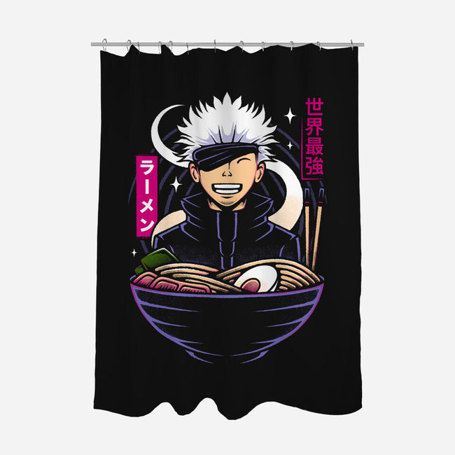 The Strongest Sorcerer Ramen-None-Polyester-Shower Curtain-Alundrart