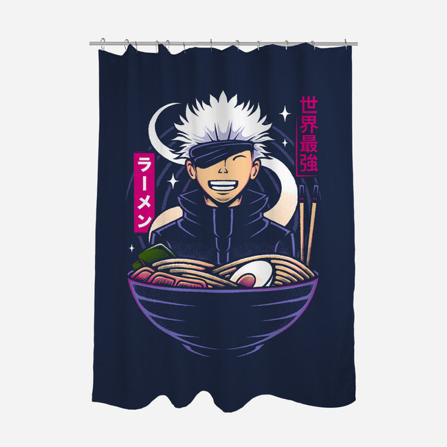 The Strongest Sorcerer Ramen-None-Polyester-Shower Curtain-Alundrart