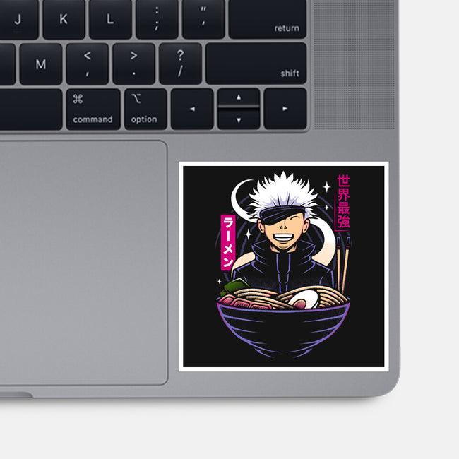 The Strongest Sorcerer Ramen-None-Glossy-Sticker-Alundrart
