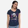 The Strongest Sorcerer Ramen-Womens-V-Neck-Tee-Alundrart