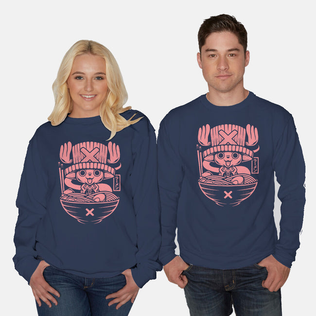 Cotton Candy Flavor Ramen-Unisex-Crew Neck-Sweatshirt-Alundrart