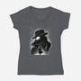 Noir Private Investigator-Womens-V-Neck-Tee-rmatix