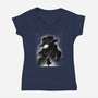 Noir Private Investigator-Womens-V-Neck-Tee-rmatix