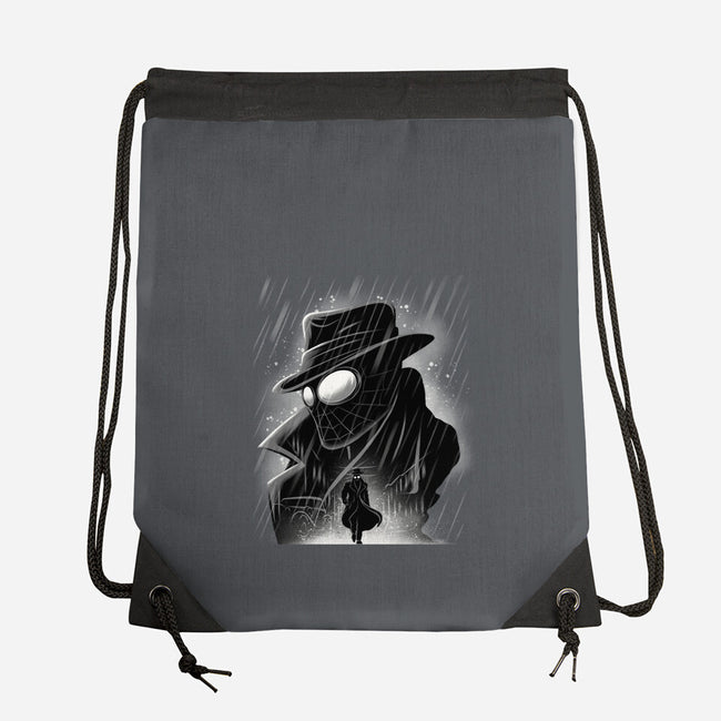 Noir Private Investigator-None-Drawstring-Bag-rmatix