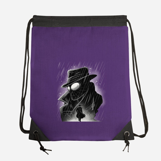 Noir Private Investigator-None-Drawstring-Bag-rmatix