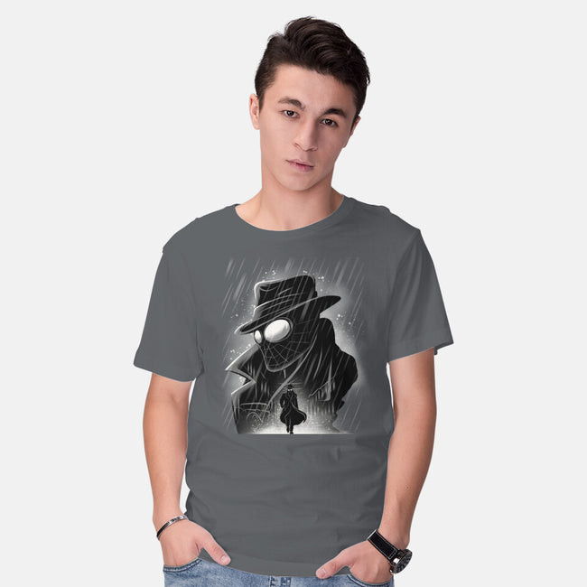 Noir Private Investigator-Mens-Basic-Tee-rmatix