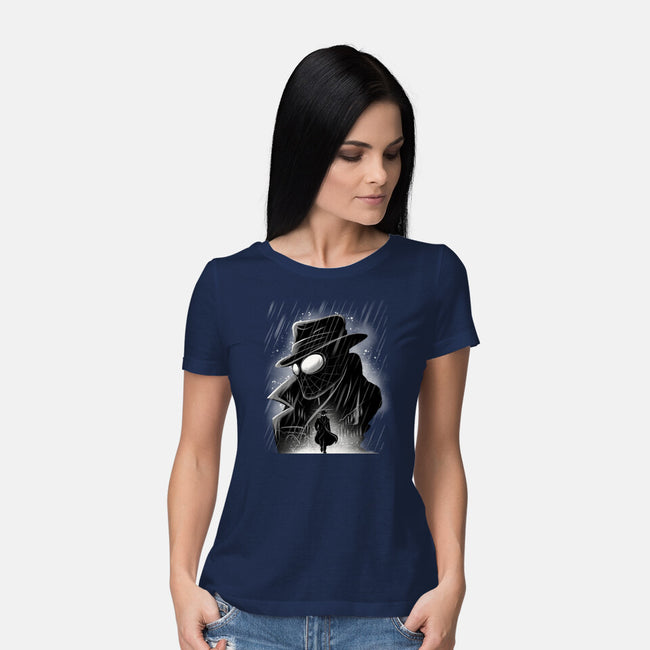 Noir Private Investigator-Womens-Basic-Tee-rmatix