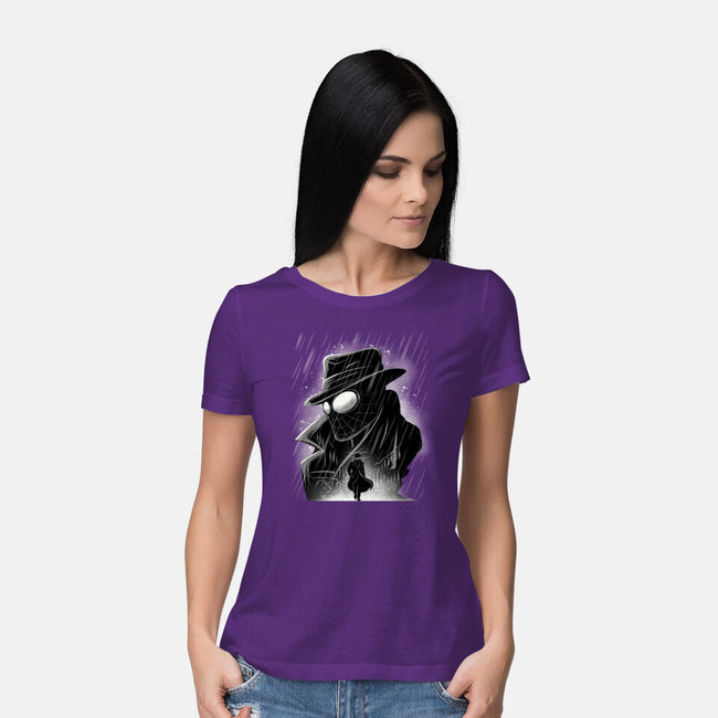 Noir Private Investigator-Womens-Basic-Tee-rmatix