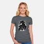 Noir Private Investigator-Womens-Fitted-Tee-rmatix