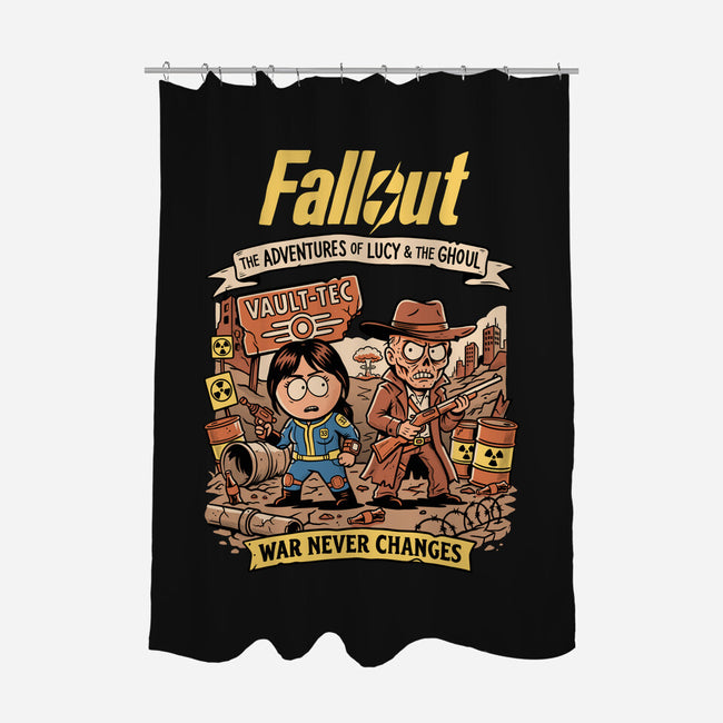 Wasteland Adventure-None-Polyester-Shower Curtain-P1yu5h