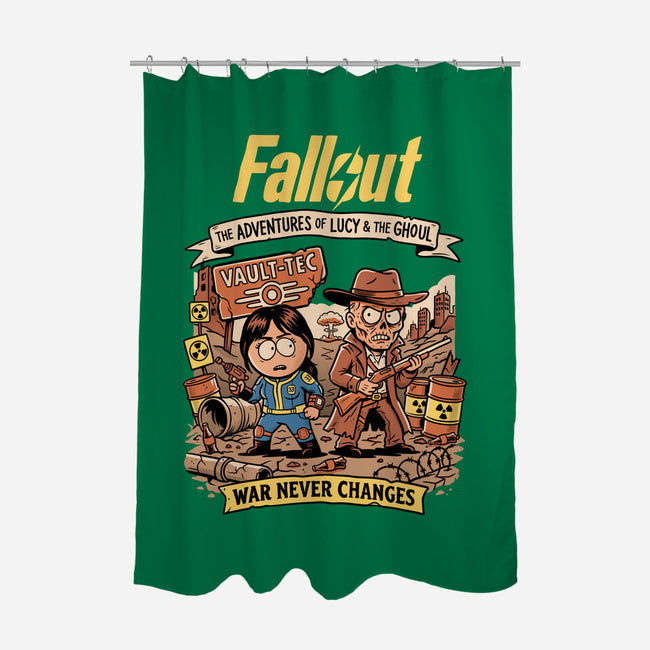 Wasteland Adventure-None-Polyester-Shower Curtain-P1yu5h