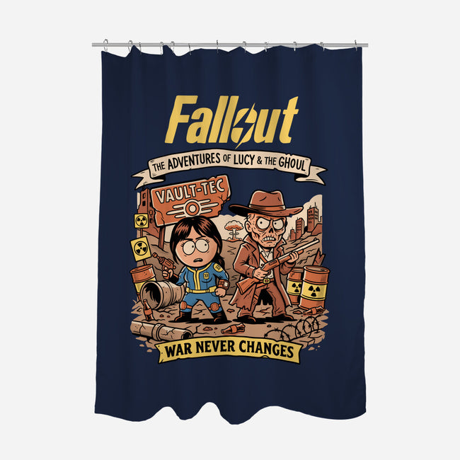 Wasteland Adventure-None-Polyester-Shower Curtain-P1yu5h