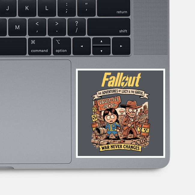 Wasteland Adventure-None-Glossy-Sticker-P1yu5h